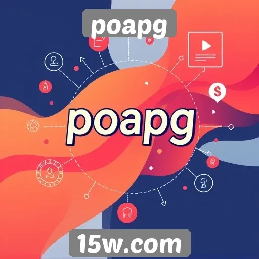 Visão geral do site poapg e suas funcionalidades